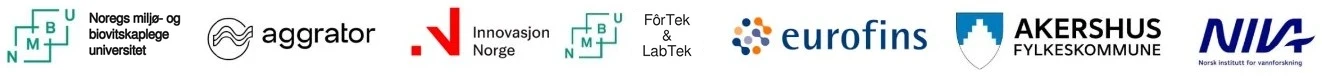 Samarbeidspartnere: NMBU, Aggrator, Innovasjon Norge, FôrTek & LabTek, Eurofins, Akershus fylkeskommune, NIVA